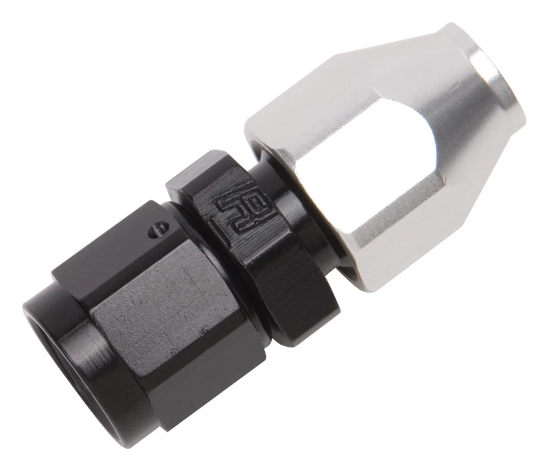 Russell Performance Schwarz/Silber -6 AN Weibchen Swivel zu 3/8 Zoll Aluminium Rohr