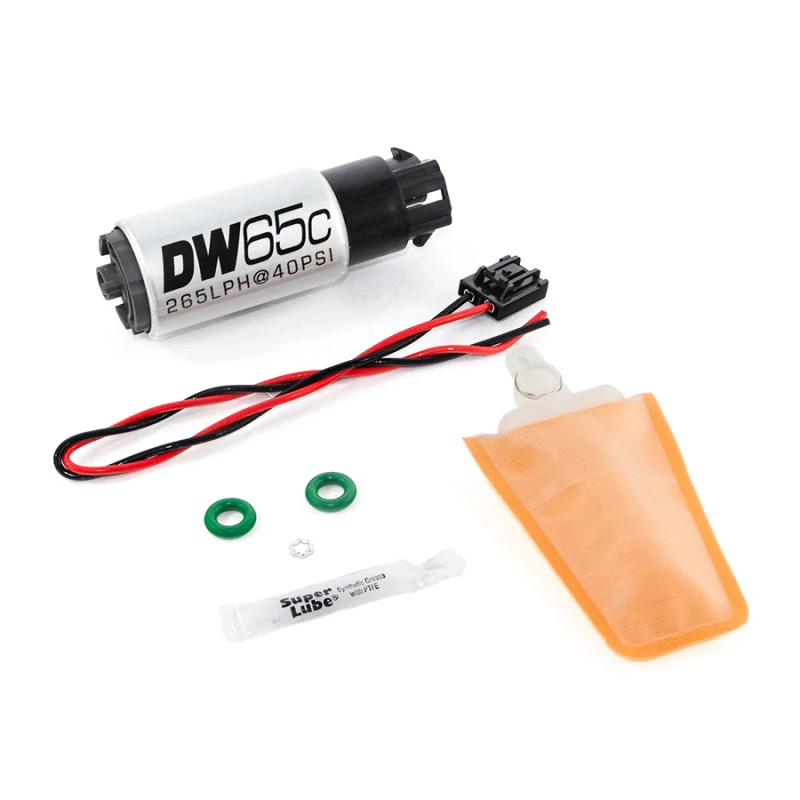 DeatschWerks 265 LPH Kompakte In-Tank-Benzinpumpe mit 04+ Lotus Elise/Exige Einbau-Kit