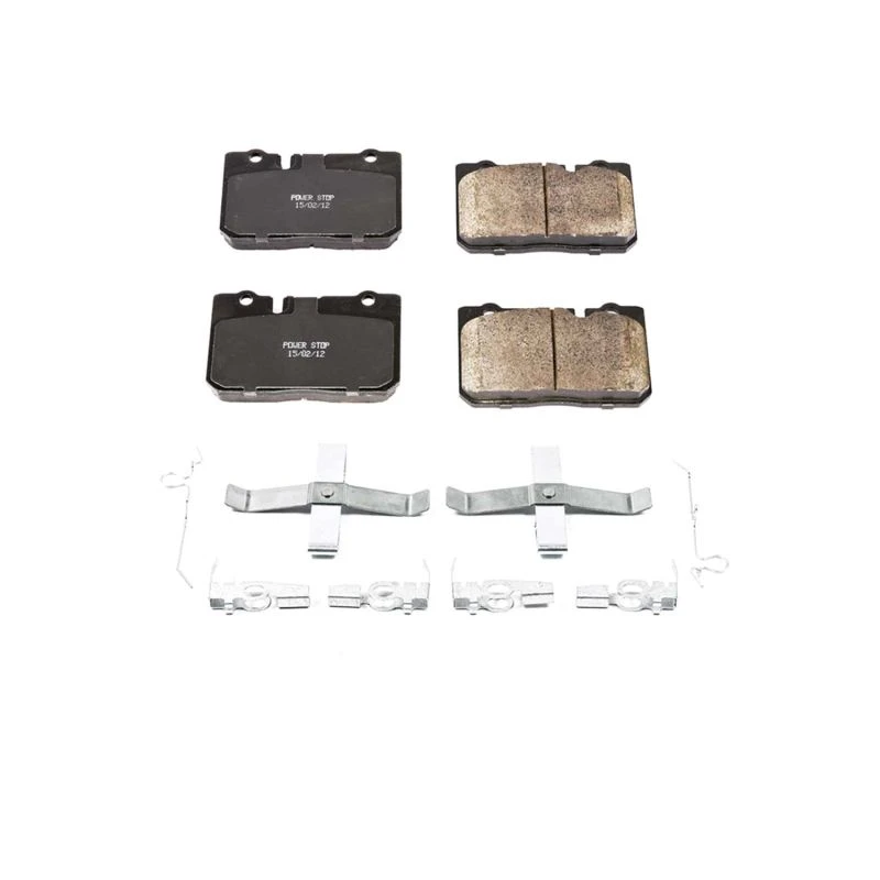 powerstop_17-665-679451016657a Power Stop 95-00 Lexus LS400 Front Z17 Evolution Ceramic Brake Pads w/Hardware