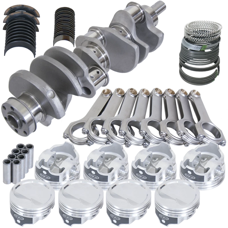 Eagle Ford 351W Rotierende Baugruppe mit 4.000 Zoll Kurbelwelle und 6.200 Zoll H-Träger Pleuel