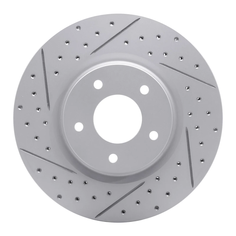 DFC 98-06 Jaguar Xk8 Front Left Drilled & Slotted Geoperformance Rotor