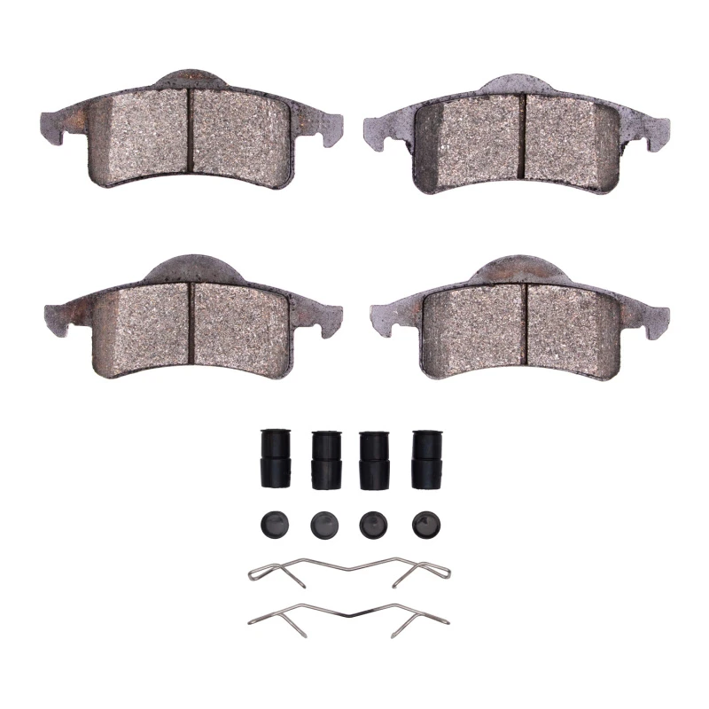 DFC 99-04 Jeep Grand Cherokee Rear 4000 HybriDynamic Brake Pads and Hardware Kit