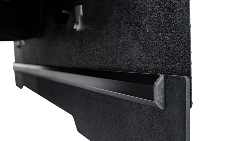 Access Rockstar 2023+ Ford F-250/350 Vollbreite Schleppklappe mit Hitzeschild und einstellbarer Gummi - Schwarzes Urethan