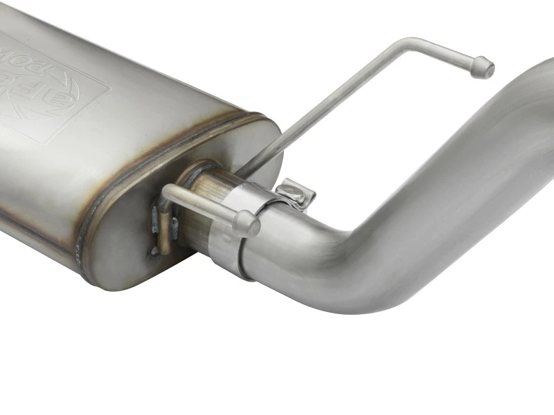 aFe MACHForce XP Kat-Back-Edelstahl-Auspuffanlage mit schwarzen Endrohren für Toyota Tacoma 05-12 L4-2.7L