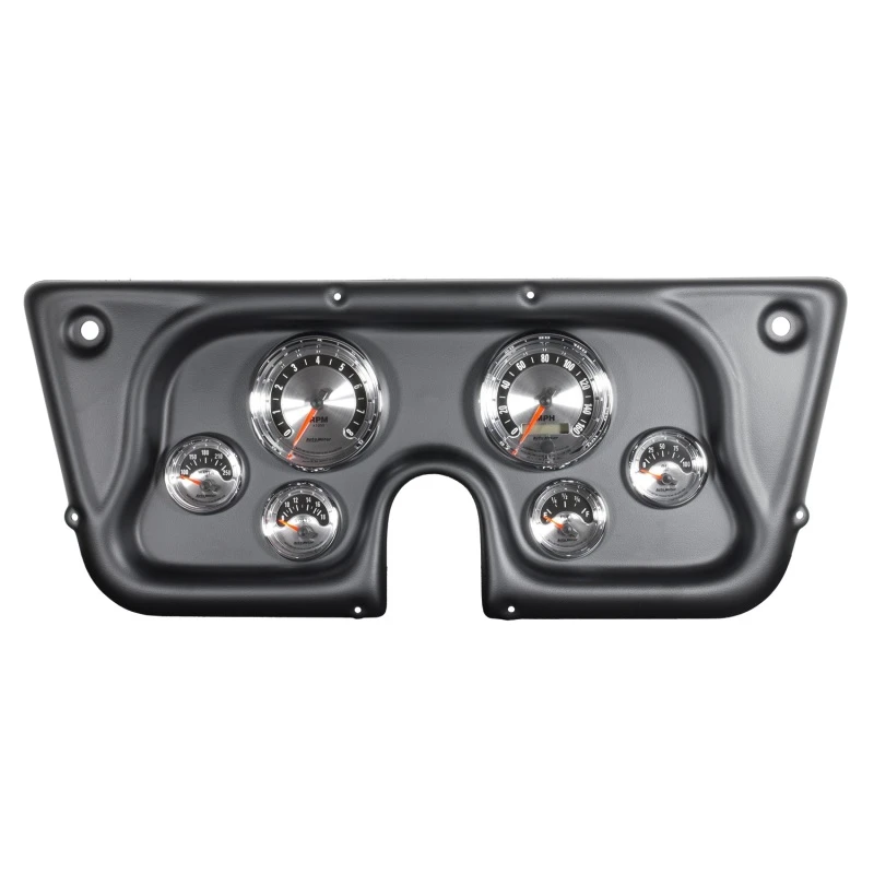 Autometer American Muscle-Anzeigesatz 6-teilig für Chevy Truck C/Suburbn 67-72 Tach/Mph/Kraftstoff/Öldruck/Wassertemp/Volt