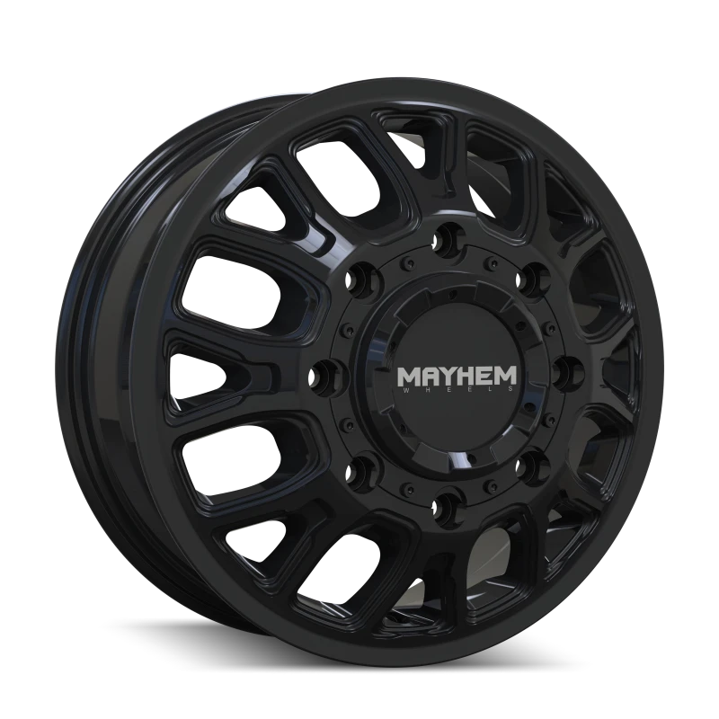 Mayhem Cogent Dually 8107D 17x6.5 8-200 BP 125mm Offset 142mm Bore Gloss Black