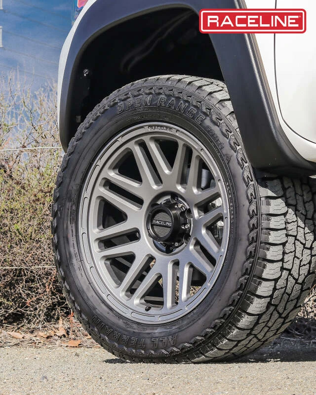 Raceline 944GS Outlander 16x8in / 8x170 BP / 0mm Offset / 125.2mm Bore - Greystone Wheel