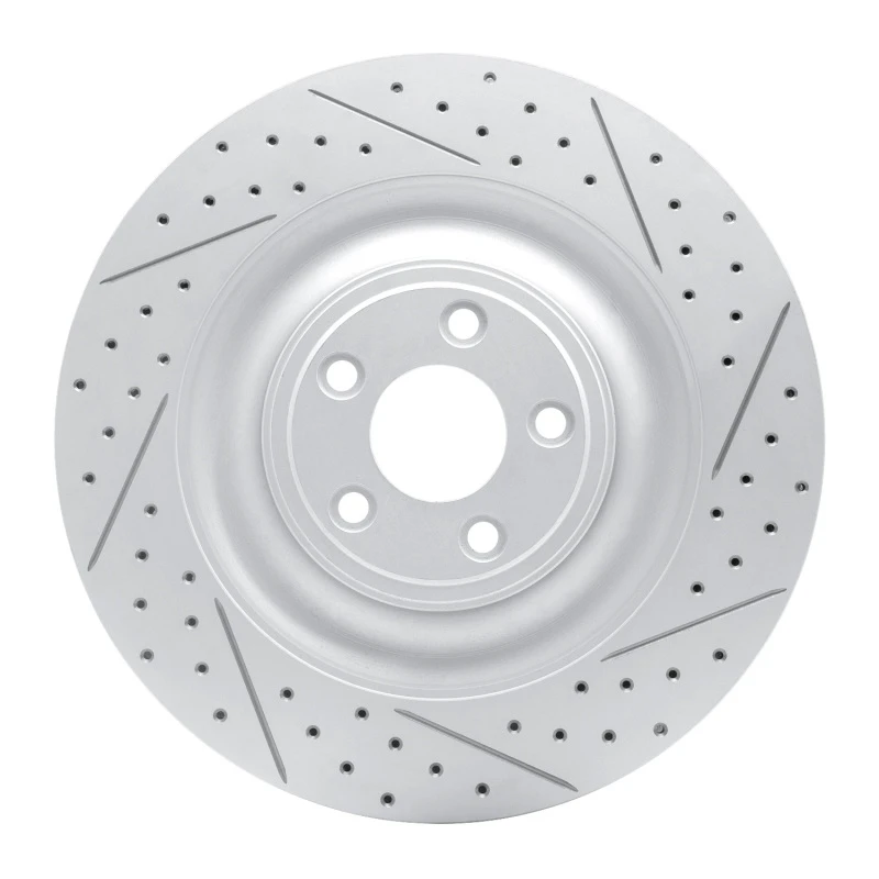 DFC 10-24 Jaguar Xfr Rear Right Drilled & Slotted Geoperformance Rotor