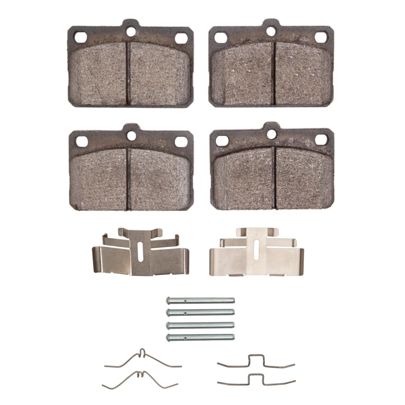 DFC 75-79 Toyota Corolla (US/Canada) Front 5000 Advanced Semi Metallic Brake Pads and Hardware Kit
