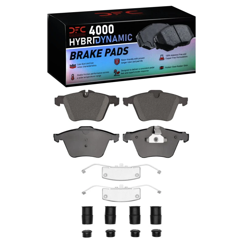 DFC 10-19 Jaguar XK Front 4000 HybriDynamic Brake Pads and Hardware Kit