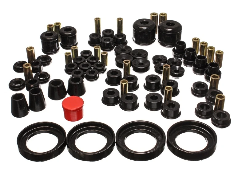 Energy Suspension 97-01 Honda Prelude (Typ SH) Schwarzes Hyper-Flex Master Bushing Set