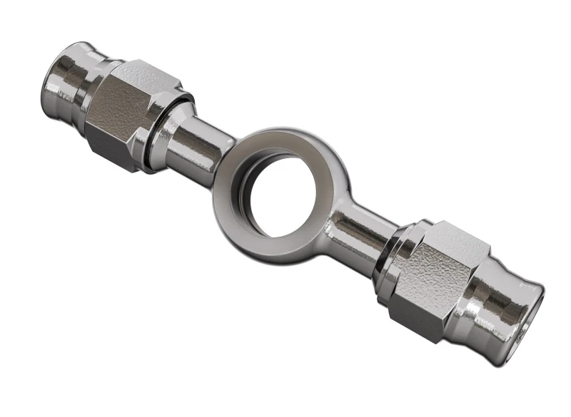 Goodridge 90 Grad Doppel-Banjo für 3/8 oder M10 Bolzen