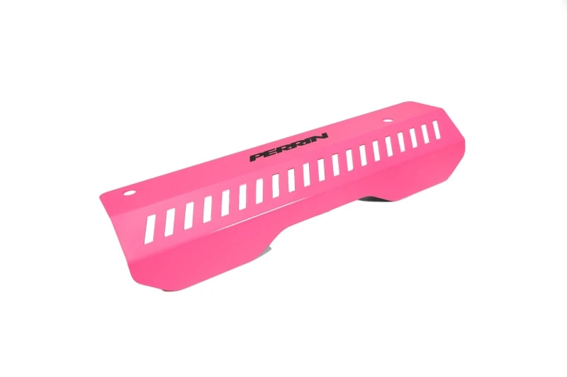 Perrin Riemenscheibenabdeckung für 22-23 Subaru WRX (Kurze Version - Funktioniert mit AOS-System) - Hyper Pink