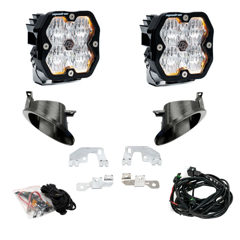 Baja Designs 14-18 Mercedes Sprinter Van 2500/3500 Squadron Sport 2.0 Fog Pocket Kit (WC) - Clear