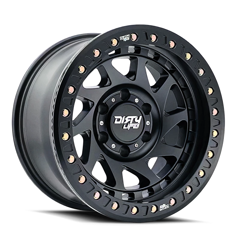 Dirty Life 9313 Enigma Race 17x9 für 5x127 BP -12mm Offset Matte Black Felge