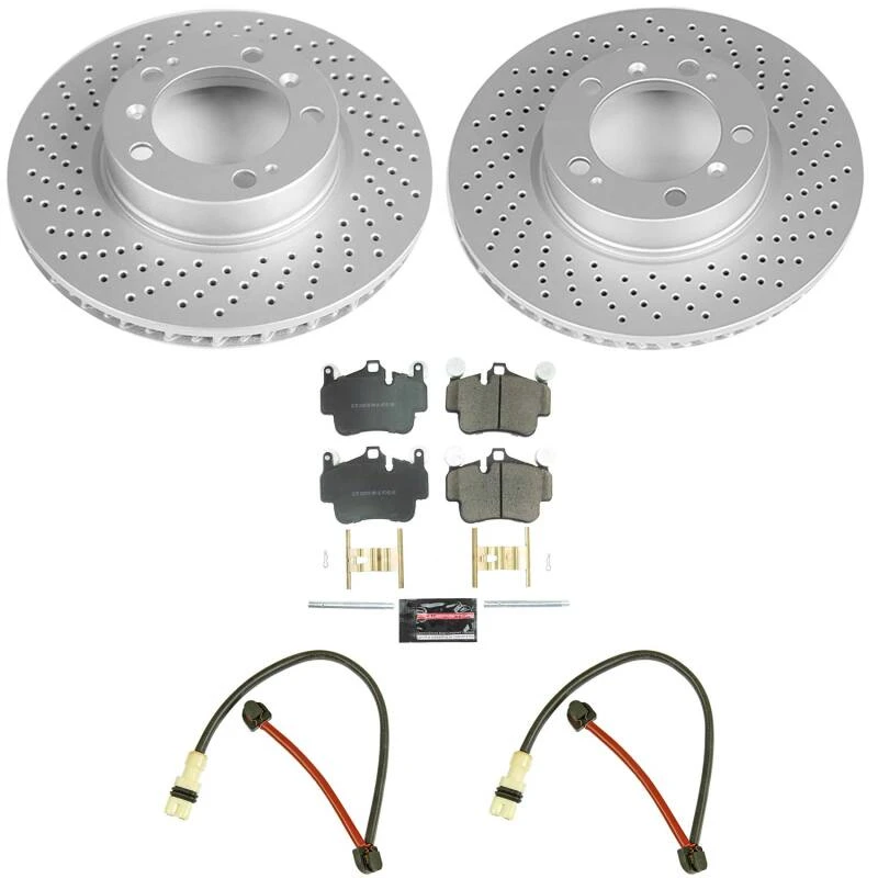 Power Stop 2005 Porsche 911 Front Z23 Coated Brake Kit