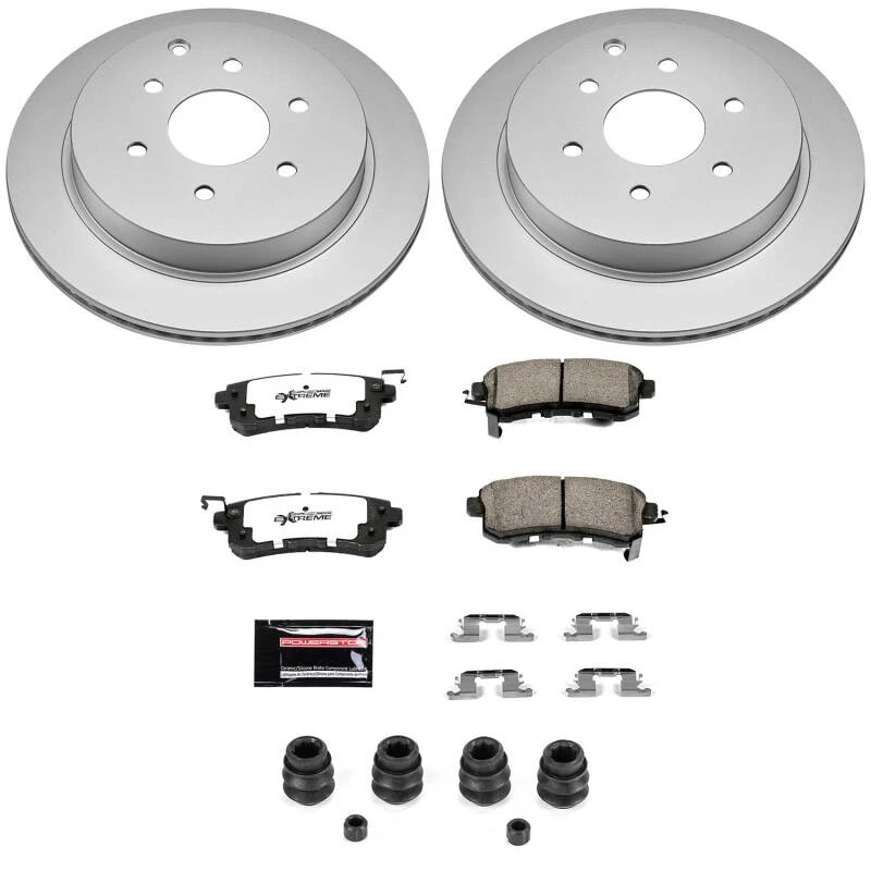 Power Stop 11-13 Infiniti QX56 Rear Z36 Coated Truck & Tow Brake Kit
