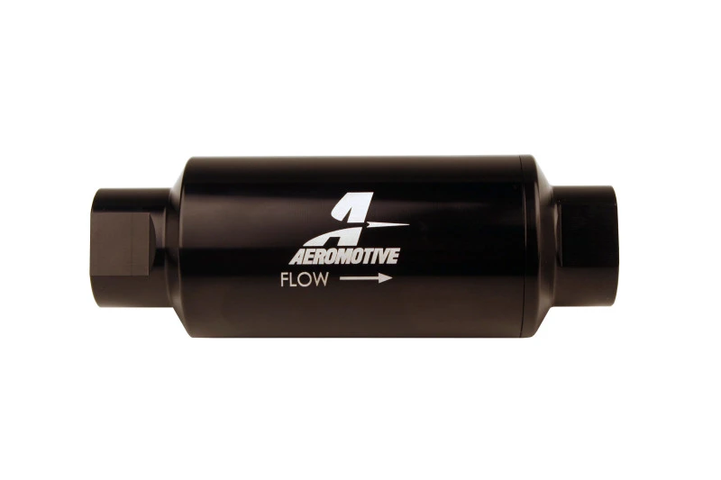 Aeromotive In-Line-Filter 10AN 10 Mikron Microglas-Element, blank lackiert, 2 Zoll OD