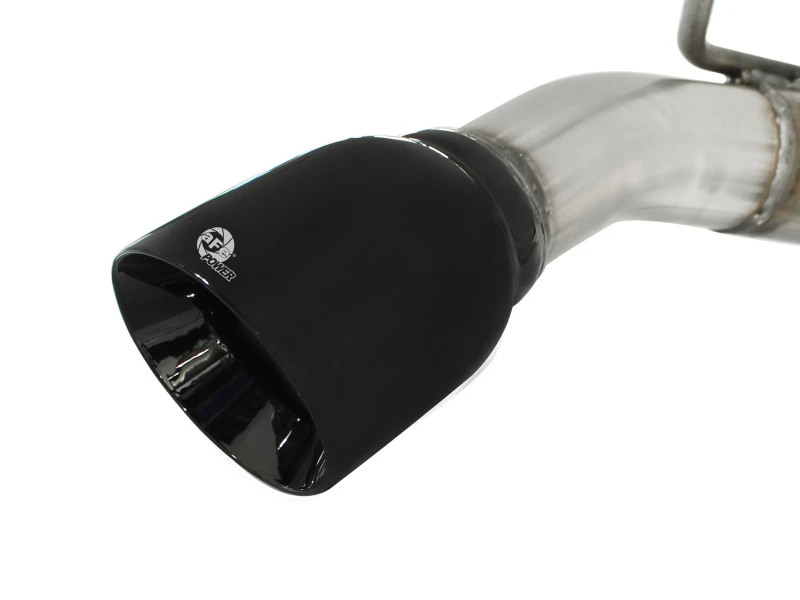 aFe MACHForce XP Auspuff 2,5 Zoll Edelstahl CB/10-13 Chevy Camaro V6-3,6L (td) (glänzend schwarze Spitze)